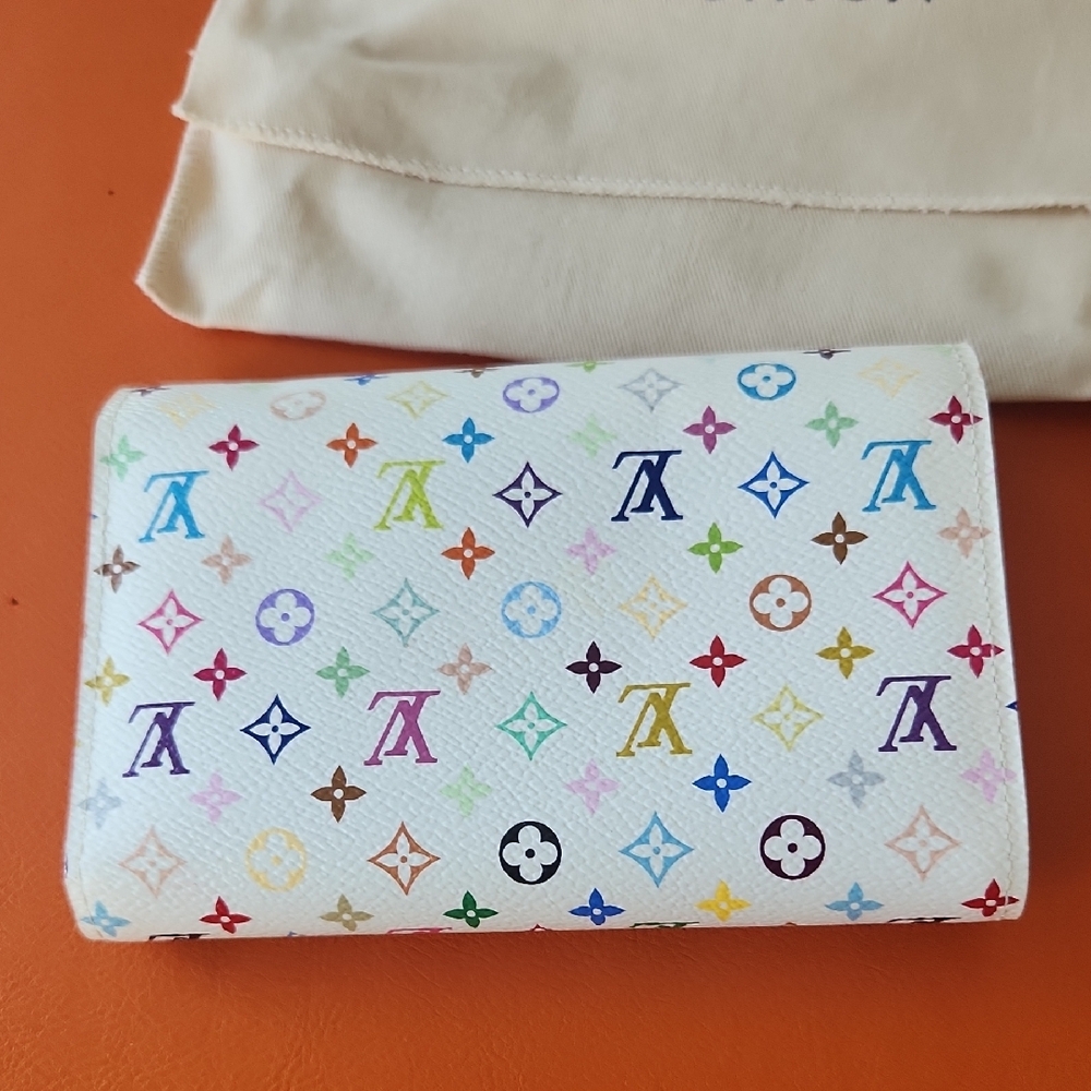 ***SOLD*** Louis Vuitton x Takashi Murakami Multicolor Monogram Alexandra Wallet - Picture 6 of 16